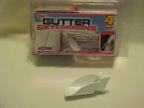 Camco Mfg. Inc. RV 42123 RV Gutter Extensions 4 PK GUTTER EXTENSIONS