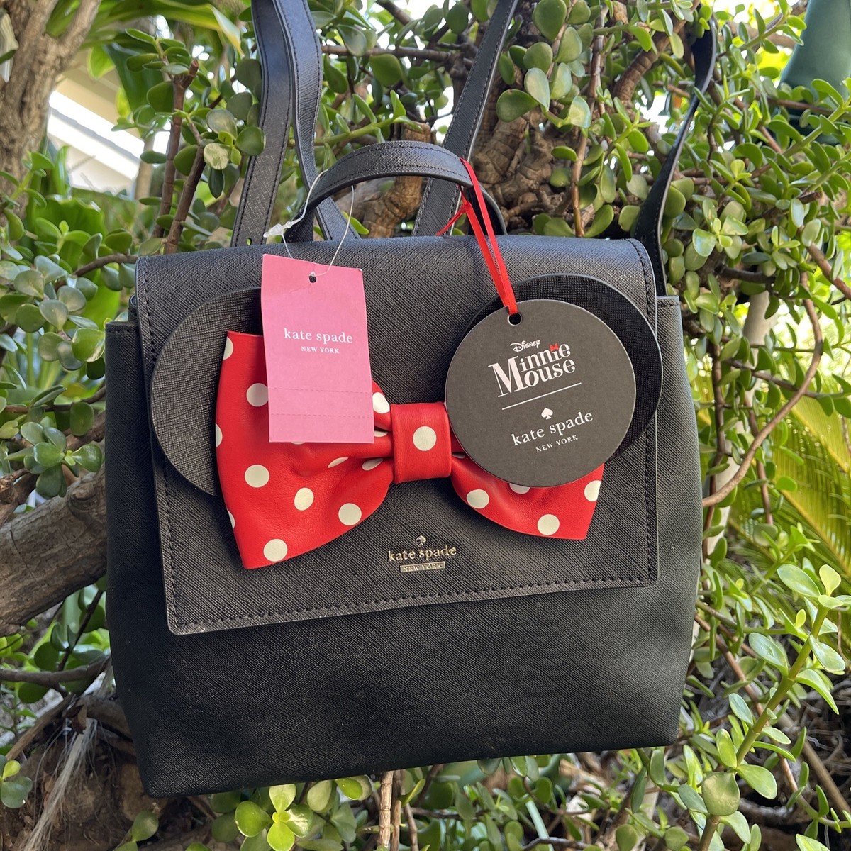 KATE SPADE x DISNEY MINNIE MOUSE SAFFIANO LEATHER BACKPACK  display picture 2