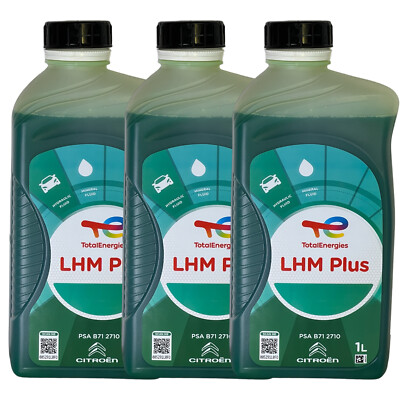3x1 Liter TOTAL LHM Plus Citroen Hydrauliköl Citroen XM BX CX Xantia