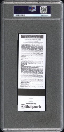 Miguel Cabrera signed PSA slabbed Inscribed 3000 hit Ticket Detroit Tigers MLB. - Picture 2 of 2
