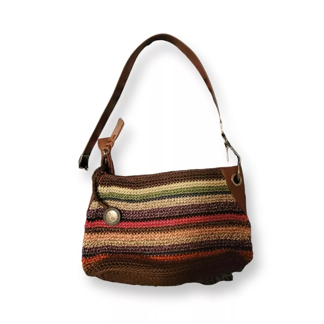 The Sak Brown Multi Indio Crochet Demi Vagabond. Perfect condition