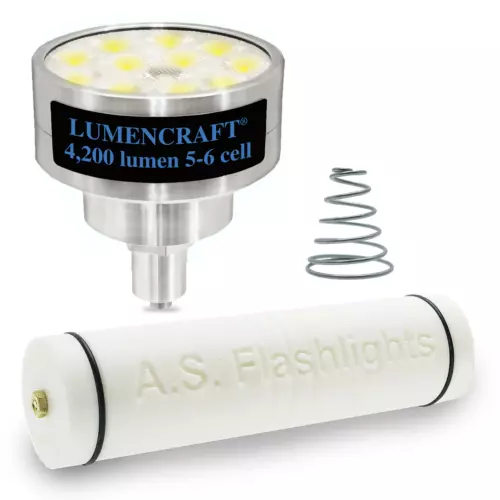 4,200 lumen LED Conversion Kit for 2D Maglite Flashlight, Fits 2D Maglight