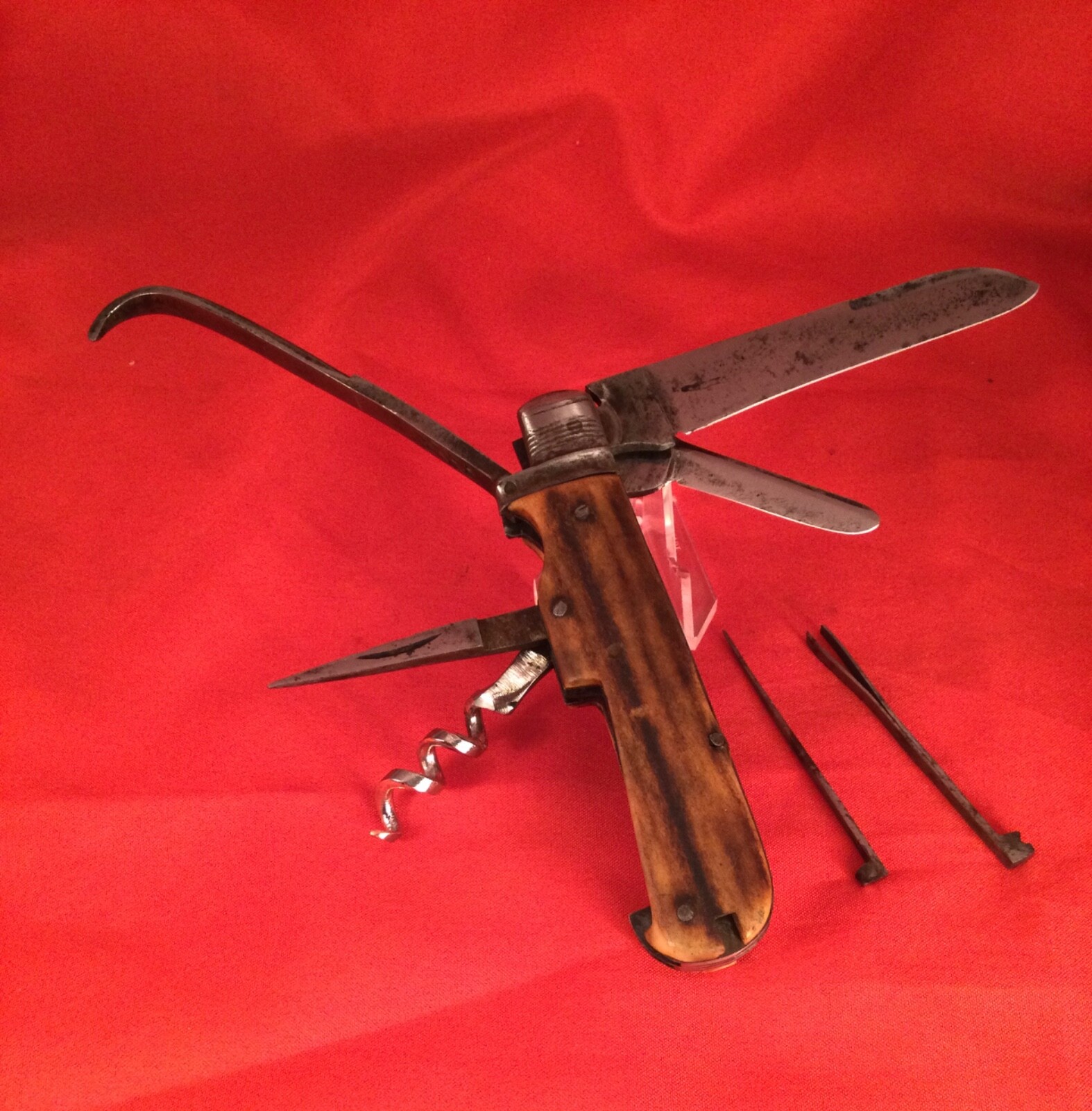 Vintage Standard Cutlery co Equestrian pocket knife late 1800s rare old