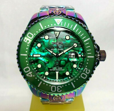 Invicta 26333 Grand Diver 54mm Auto Abalone Green Dial Invicta 26333 Grand Diver 54mm Auto Abalone Green Dial