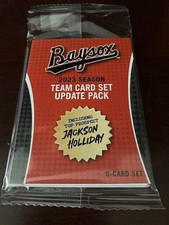 2023 Bowie Baysox Sealed 6-Card Update Set - JACKSON HOLLIDAY