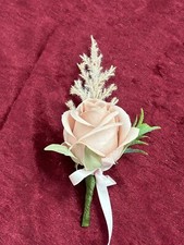 Pink Buttonholes for Wedding Proms Best-men Groom Family buttonholes