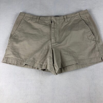 American Eagle Chino Shorts Womens 12 back pockets belt loops