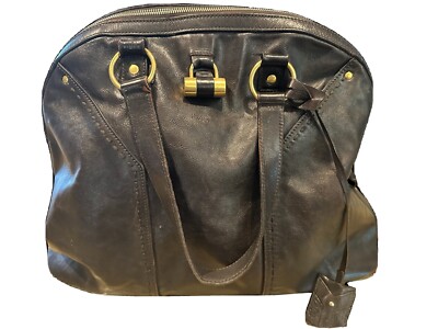 YSL Large Yves Saint Laurent Muse Bag Tote Bage Dark Brown Very Gently Used