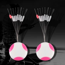 70 Fishing Rubber Float Bobber Stops Pitch Sinker S M L size US