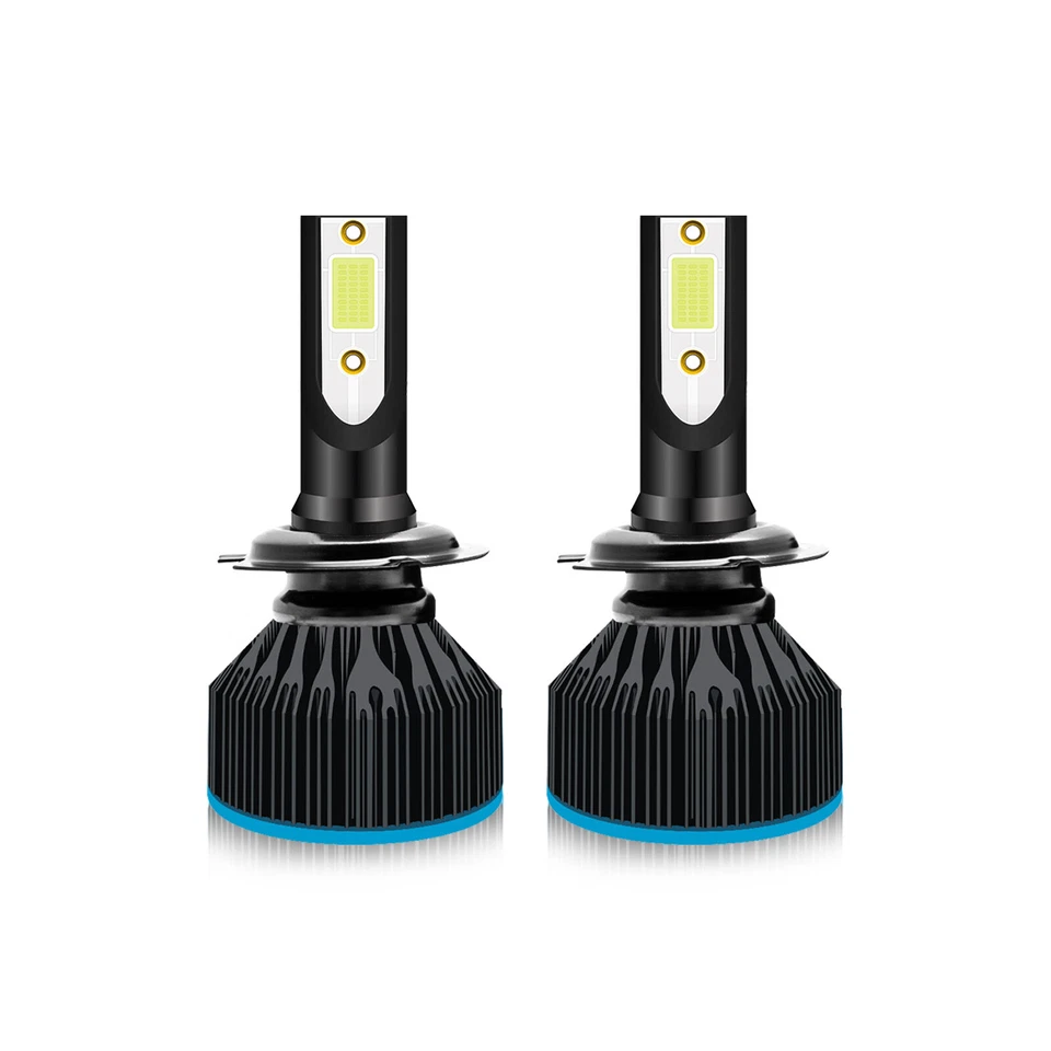 Farol de LED 8000k H7 alto baixo com lâmpadas de ventilador para Hyundai Elantra Sonata Veloster - Imagem 3 de 4