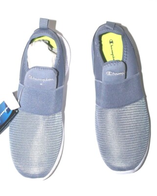 Y.Y！！ Champion Women's Strike Slate Gray Slip-on Sneakers Shoes 7.5-9.5