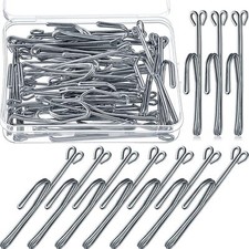 70 Pack Slip On Drapery Hooks Metal Curtain Hooks Pins for Window Door Curtain