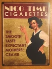 Tin Sign Vintage Nico Time Cigarettes