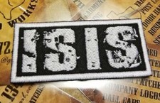 PARCHE BANDA METAL LODO ISIS BORDADO (Leer anuncio)
