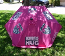 Goose Island Beer Company Beer Hug PATIO DECK UMBRELLA MARKET STYLE NEW