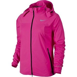 pink running jacket