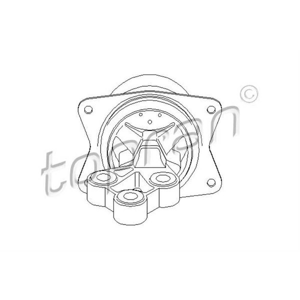 Topran Motorlager Vorne Links Hydrolager FüR Opel Vectra C CC 194 1.8 16V-image
