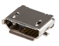 Pack of 5   UJ2-MIBH-G-SMT-TR   Connector USB Jack  2.0, MICRO B Type, 5 P