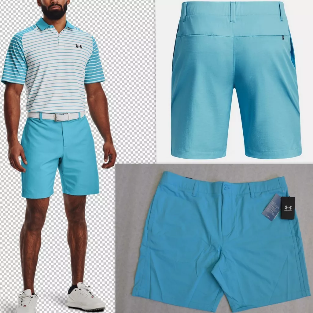 NWT UNDER ARMOUR UA Iso-Chill Airvent 9 inseam Golf Shorts