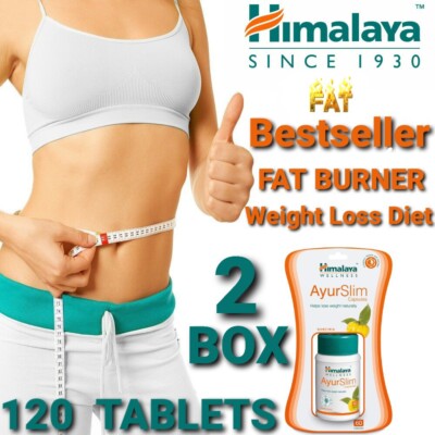 Ayurslim Himalaya 2 Box 120 Capsules Vegetarian Botanical 100% Herbs New