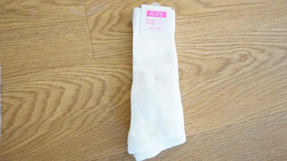 THE CHILDRENS PLACE GIRLS KNEE 2-PACK SZ.11-13 SOCKS SET OF 3 NEW - Image 2 of 2