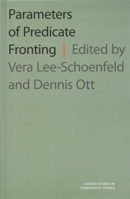 Parameters of Predicate Fronting : Cross-linguistic Explorations of V(p)-init...