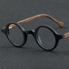 Acetate Japanese Reading Glasses Retro Readers Round Presbyopic Spring hinge