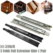 10/12/14/16/18/20 Full Extension Ball Bearing Heavy Duty Drawer Slide Track Rail