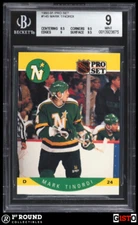 POP 1: Mark Tinordi RC BGS 9: 1990-91 Pro Set Rookie Card Gisto