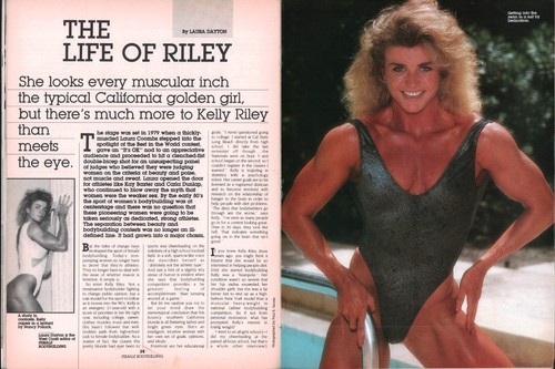 Female Bodybuilding Magazine 11/1988 Athena Linda Wood-Hoyte Kelly Riley Poster - Picture 10 of 18