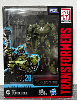Transformers Takara Tomy Studio Series SS-26 WWII Bumblebee Deluxe Class