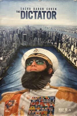 THE DICTATOR Original One Sheet Movie Poster - 2012 - SACHA BARON COHEN