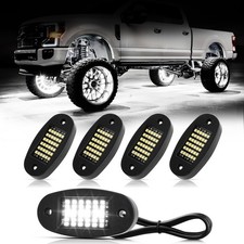 Hovano 4 Pods White Rock Lights 6000K Pure 36 LEDs SMD 4 Pods,