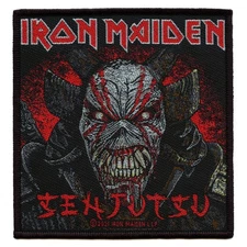 Iron Maiden Senjutsu Back Cover Patch Heavy Metal Rock Woven Iron On
