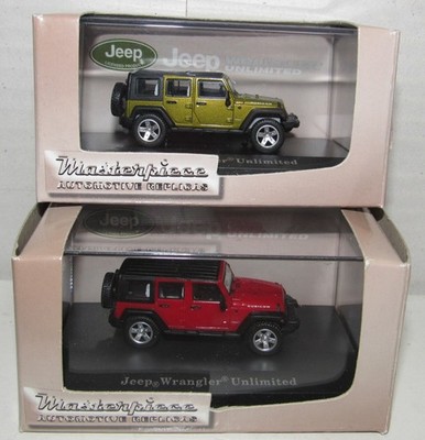 Busch Masterpiece   2x Jeep Wrangler Unlimited Konvolut   H0 1:87 SELTEN
