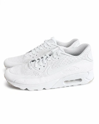 Nike Air Max 90 Ultra Moire Triple White Herren Sneaker 2016 Gr.45,5  - Bild 1 von 4