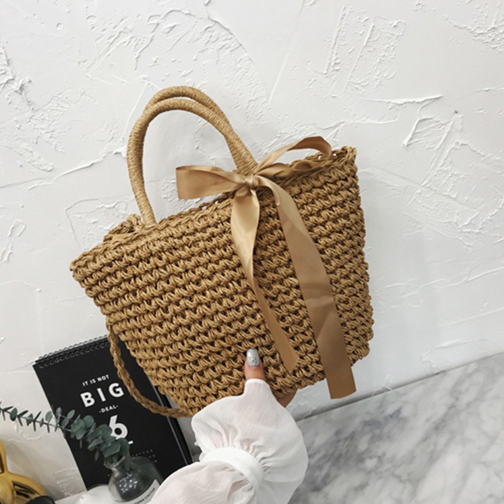 Sacca Da Mare Borse Paglia Di Incrociata Per Donne Borsa Tracolla