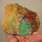 3.4" Blue AZURITE & MALACHITE Crystals on Matrix - Ahouli, Morocco — photo 7