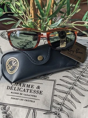 Lunettes Ray Ban olympian I vintage USA Bausch& Lomb neuves - Photo 1/4