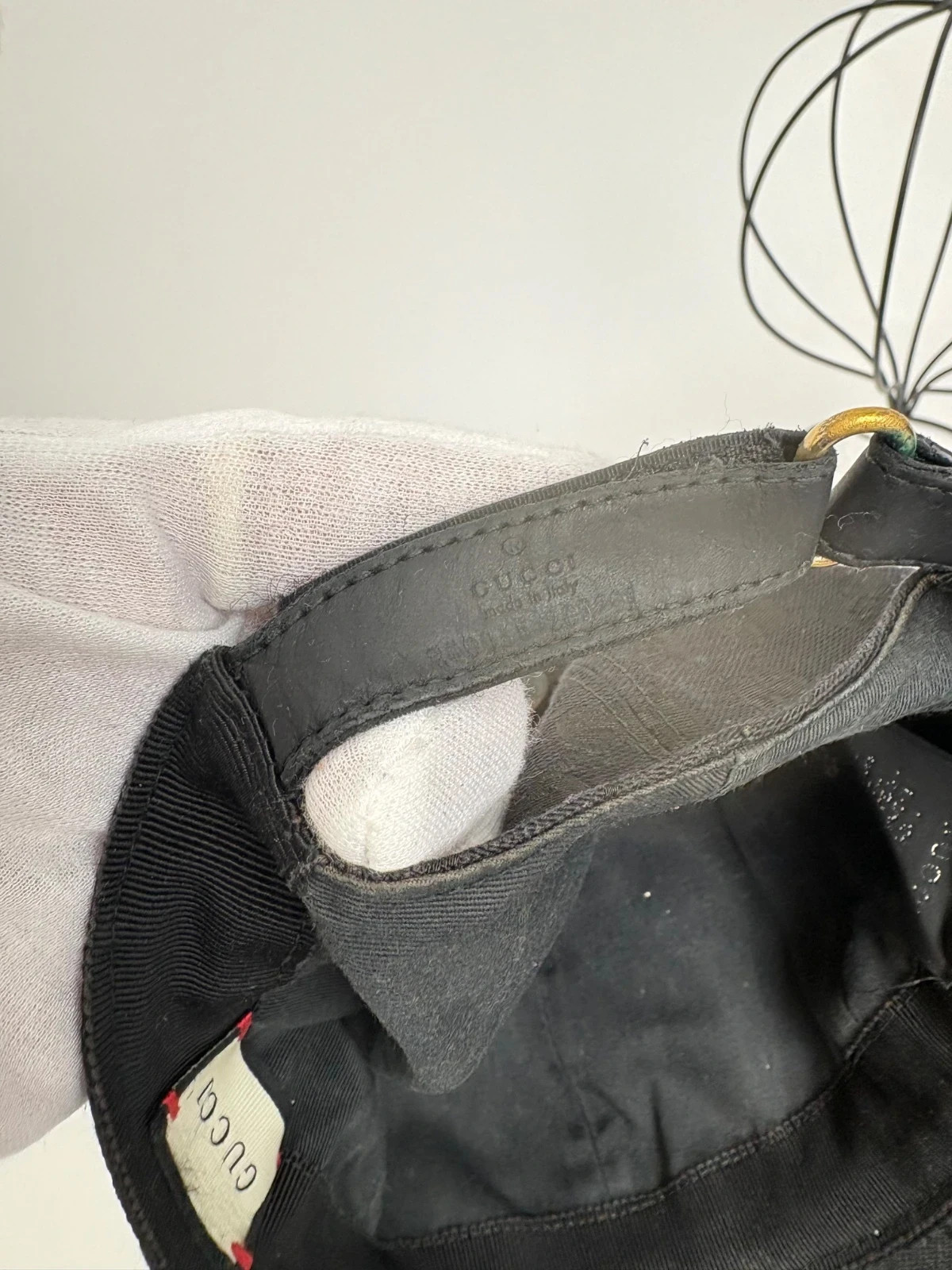 Gucci 'GG' Monogram Black Cap - S image 8