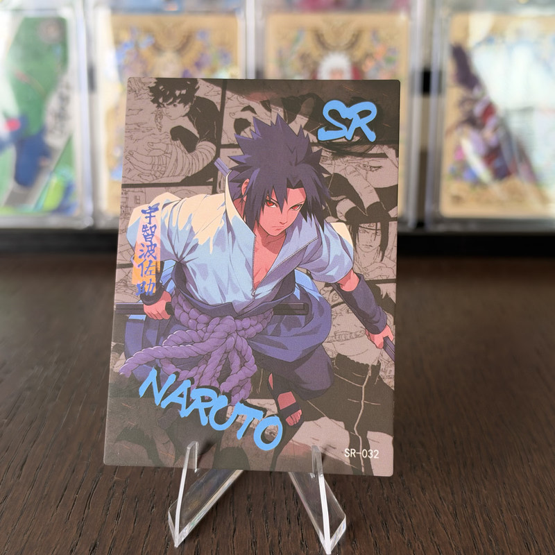 Sasuke Uchiha SR SR-032 Kabi Naruto X Boruto Holo CCG | Naruto