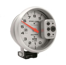 Autometer 3964 Ultra-lite Tachometer 5 9k Rpm Pedestal W Rpm Playback
