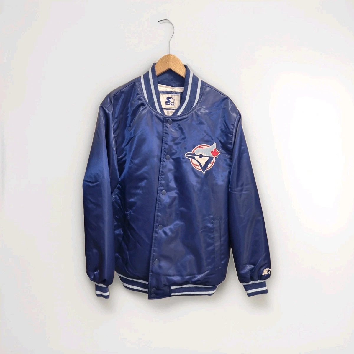 MLB トロントブルージェイズのサテンジャケット XL 90年代 Starter Toronto Blue Jays MLB Jackets for sale | eBay