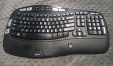 Logitech K350 Wireless Wave Ergonomic Keyboard With USB Dongle