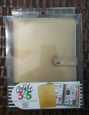 The Happy Planner Me & My BIG Ideas MINI GOLD COVER Create 365 Deluxe Cover