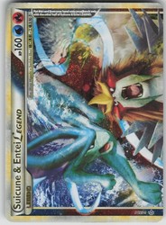 Suicune & Entei Legend (Top) 94/95 Unleashed Holo