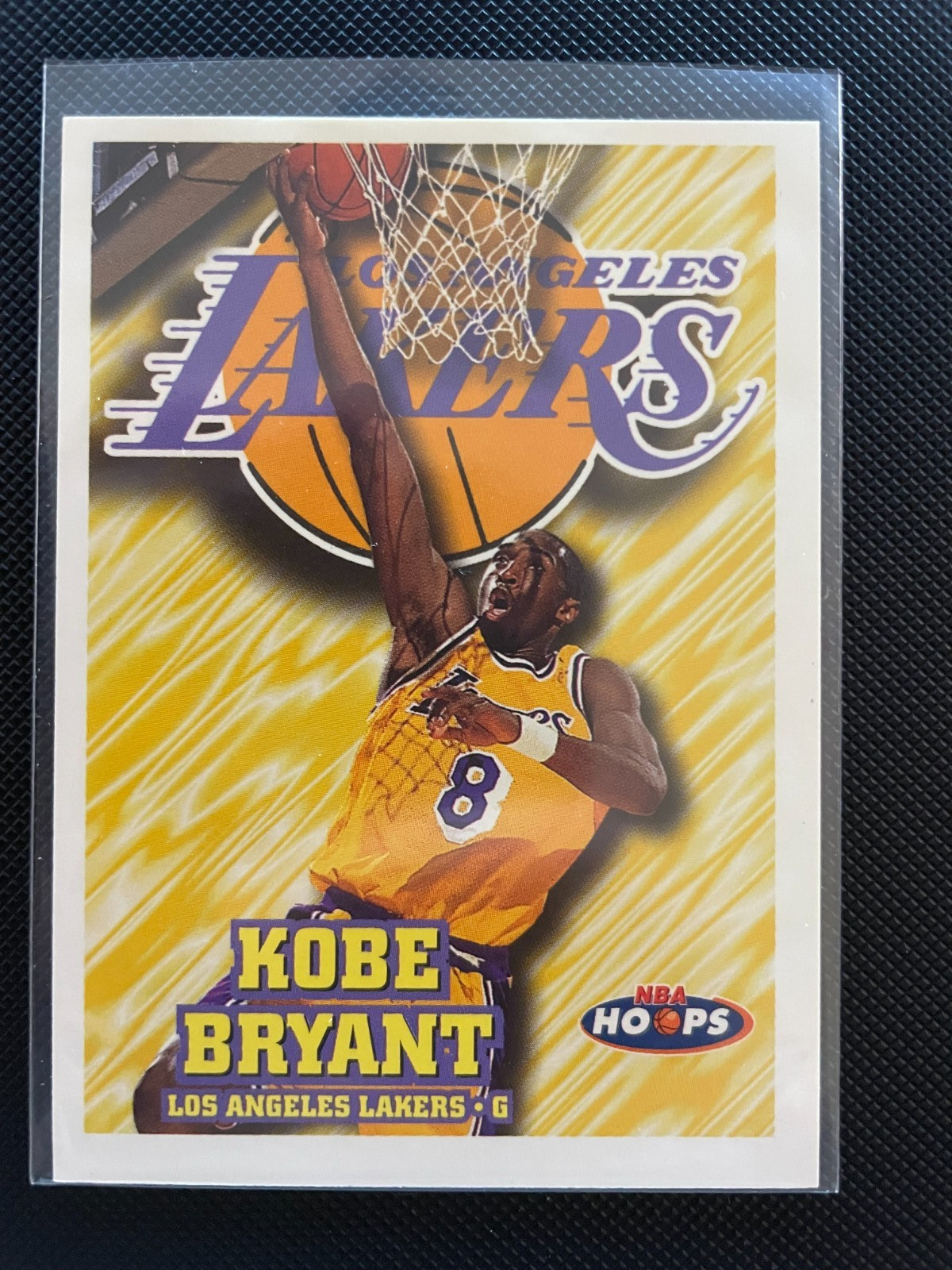 1997-98 Skybox NBA Hoops Kobe Bryant (Lakers) Base Card No. 75