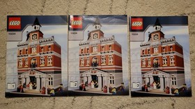 Lego Town Hall (10224) *100% Complete w/ Minifigures & Manuals*