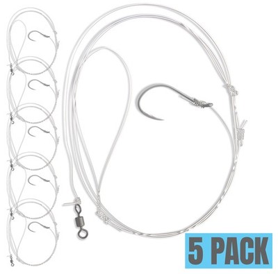 UMT 5 Pack Blackfish Tautog 1 Hook High Rig for Saltwater Size 3/0 Octopus Hook