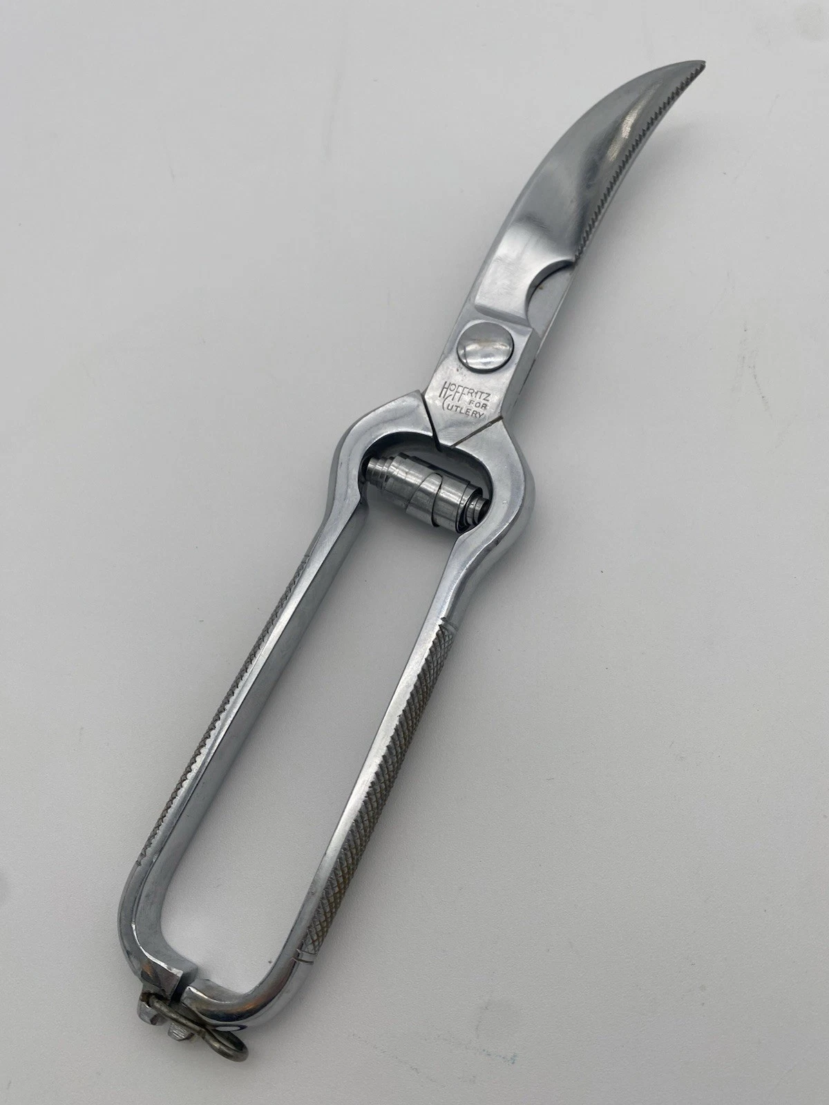 Hoffritz Poultry Kitchen Shears Vintage NYC Chrome-Plated Utility Scissors